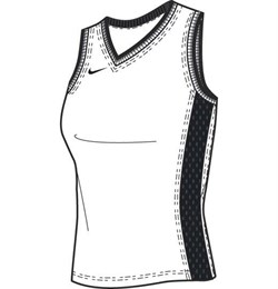 Майка баскетбольная Nike GOLD WOMEN TANK 119802-100 119802-100 - фото 10086