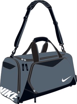 Сумка спортивная Nike TEAM TRAIN MAX AIR MED DUFFEL BA4016-074 - фото 10181