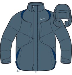 Куртка зимняя Nike Mens Down Jacket 215468-486 215468-486 - фото 10193