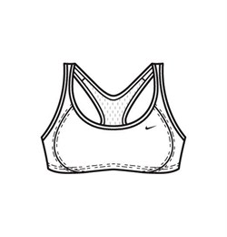 Белье Nike Determination Women's Sports Bra 144696-100 - фото 7628