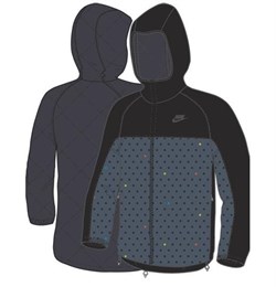 Куртка демисезонная Nike PADDET REVERSIBLE JACKET 266002-063 266002-063 - фото 7710
