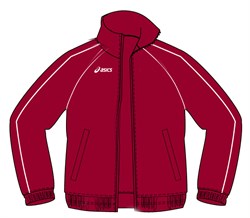Куртка спортивного костюма Asics GUACCA TUTA MADRID T415Z1-00AS T415Z1-00AS - фото 9003