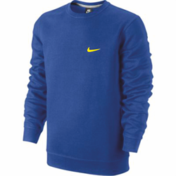 Толстовка Nike CLUB CREW-SWOOSH 611467-409 611467-409 - фото 9730