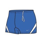 Шорты л/атлетические Nike W'S SHORTS 213132-435 213132-435