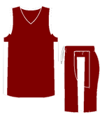 Комплект баскетбольный (майка+шорты) Ronix 607-2501