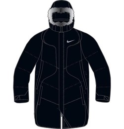 Куртка зимняя Nike Mens Down Snorkel Jacket 215469-010 - фото 7655